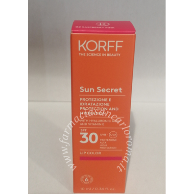 Sun secret SPF 30  lip color 02 raspberry pink 10 ml