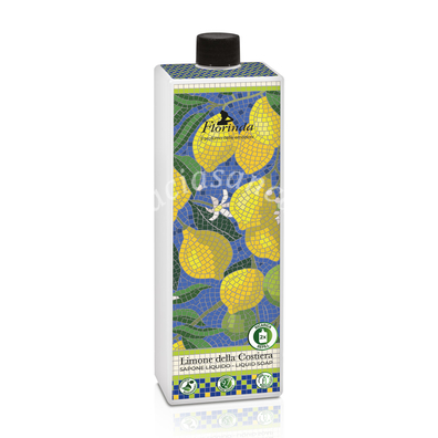 Sapone liquido limone della costiera con olio di oliva ricarica 1 litro