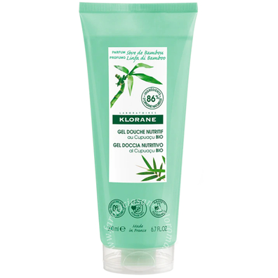 Klorane gel doccia linfa di bamboo 200 ml