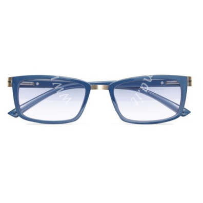 Occhiale da lettura premontato platinum lugano blu +1,50