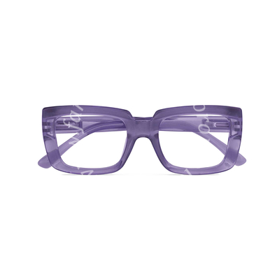 Occhiale da lettura premontato gold maestrale viola +1.00