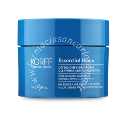 Korff essential maschera idratante nutriente 50 ml