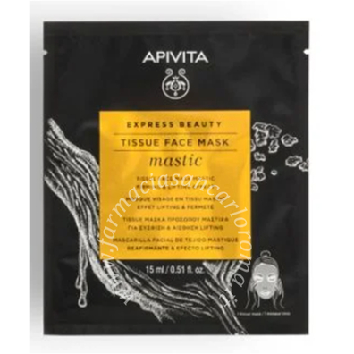 Apivita express sheet mask mastic 15 ml