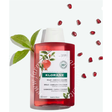 Klorane shampoo melograno 200 ml