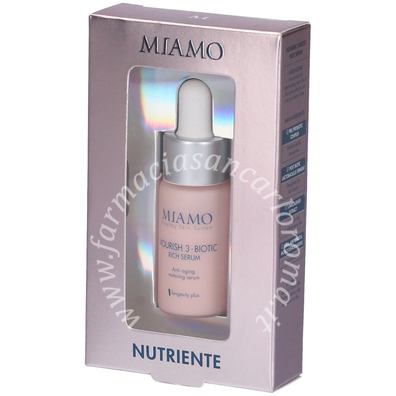 Miamo longevity plus nourish 3 biotic rich serum 10 ml