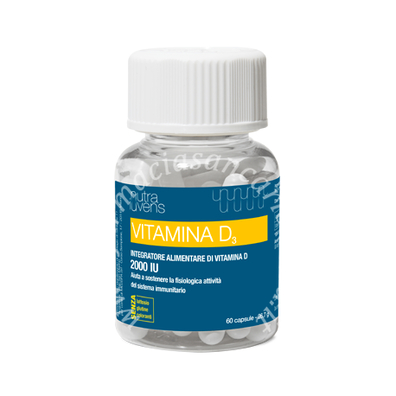 Nutraiuvens vitamina d3 2000 ui 60 capsule