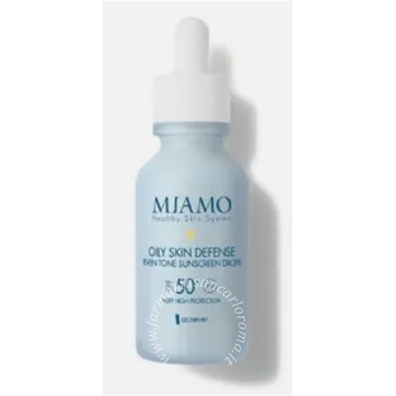 Miamo acnever oily skin defense sunscreen drops spf 50+ 30 ml