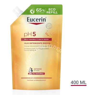 Eucerin ph5 olio doccia refill 400 ml