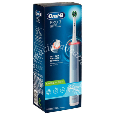 Oral-b pro 3 blu crossaction spazzolino elettrico