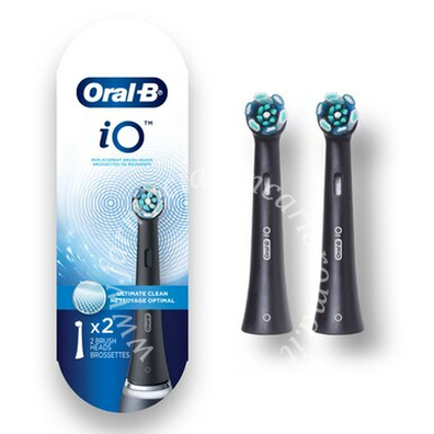 Oralb power refill io ultimate clean black 2 pezzi