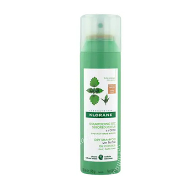 Klorane shampoo secco ortica capelli scuri 150 ml
