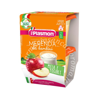 Plasmon mela yogurt as 2 x 120 g