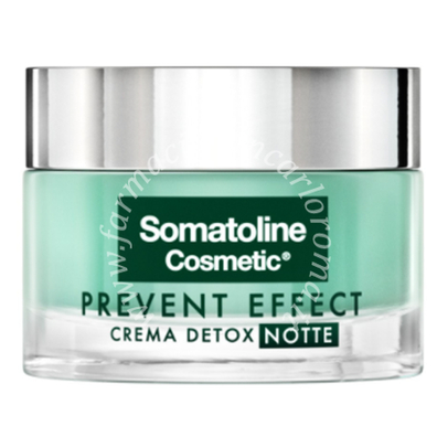 Somatoline cosmetic prevent effect crema detox notte 50 ml