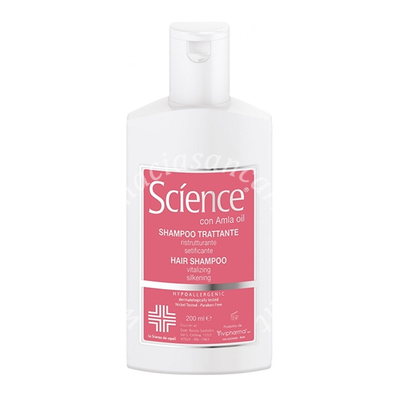 Science shampoo trattante ristrutturante setificante capelli con amla oil