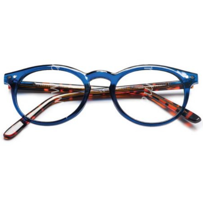 Occhiale da lettura premontato platinum smile blu +3,50