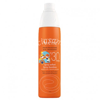 Eau thermale avene spray solare spf 30 bambino 200 ml