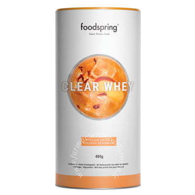 Foodspring Clear whey te' alla pesca 480 g