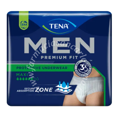Tena Men Mutandina assorbente maschile premium fit livello 4 taglia medium 10 pezzi
