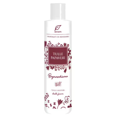 Bagnoschiuma tulle e papaveri bio 200 ml