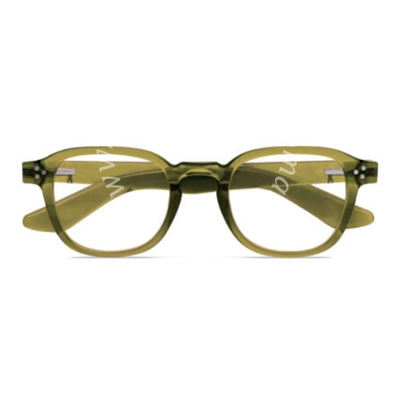 Occhiale da lettura premontato platinum giglio verde oliva +1,50
