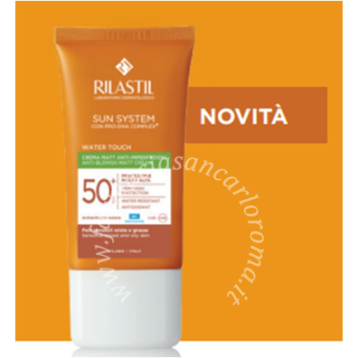 Rilastil sun system water touch mat crema spf50+ 50 ml