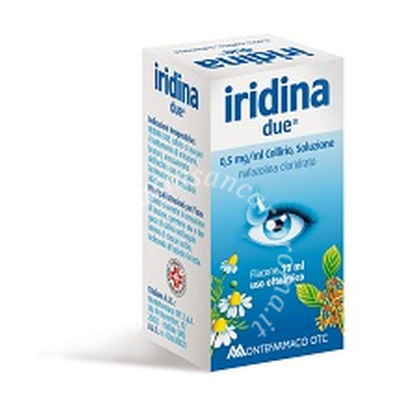Iridina due 0,5 mg/ml collirio, soluzione  0,5 mg/ml collirio, soluzione flacone 10 ml 