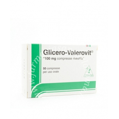 Glicero-valerovit  100 mg compressa rivestita blister 50 compresse rivestite 