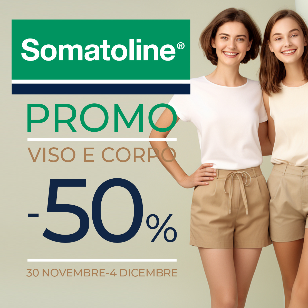 Somatoline promo viso e corpo -50%